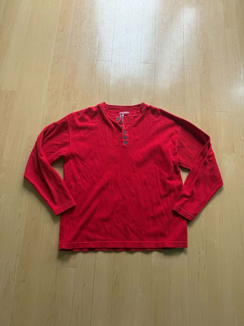 90s Marlboro Unlimited Henley Thermal Long Sleeve Size M